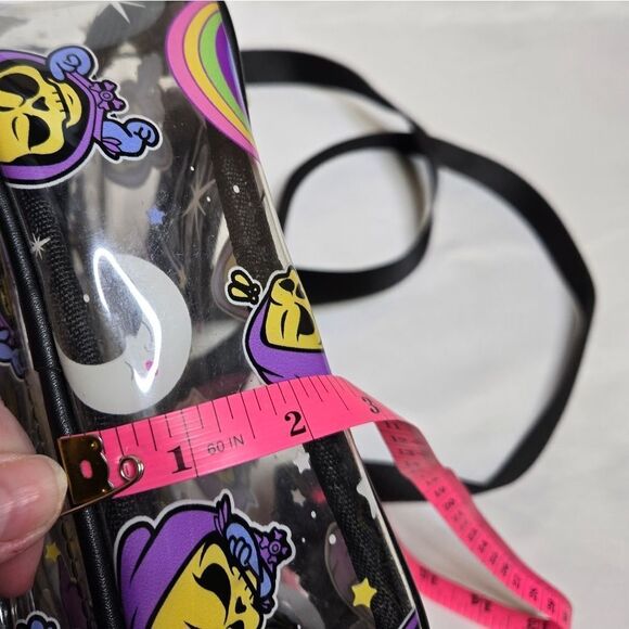 KILLSTAR Skeletor Masters of the Universe not cute clear mini backpack - Picture 10 of 12